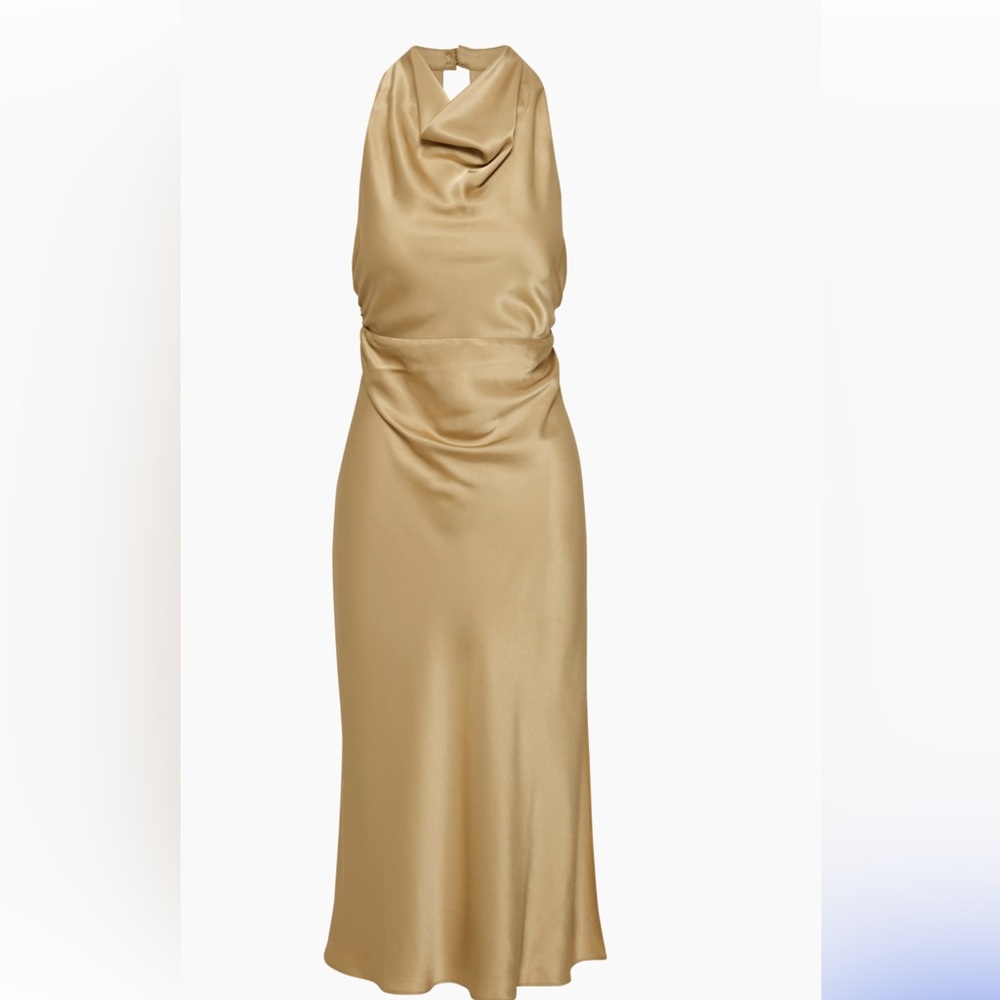 Babaton Scene Satin Midi Dress NWT 6